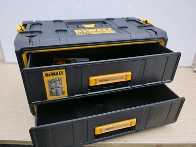 DeWalt DWST83529-1 toughsystem 2  2 x deep drawer storage carrying case  - Image 1 of 4