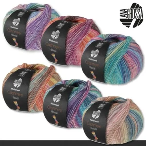 LANA GROSSA 5x 100G Meilenweit 100 Cashmere Hawaii 8 Colores Tejidos Lana - Imagen 1 de 13