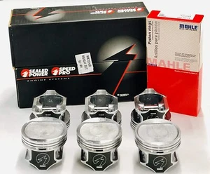 SEALED POWER Hypereutectic Pistons Set/6+CAST Rings 1996-06 Jeep 4.0L 242 +.040 - Picture 1 of 6