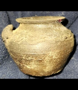 Late 1800s Turn Of The Century Tiny Art Pottery Bowl. Fantastic!! George Ohr?? - Picture 1 of 11