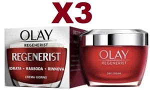 3PZ OLAZ OLAY REGENERIST CREMA GIORNO IDRATA RASSODA RINNOVA 50ML (NUOVA 3 ZONE) - Imagen 1 de 2