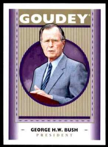 2019 UPPER DECK GOUDEY GEORGE H.W. BUSH #G37 - Foto 1 di 2