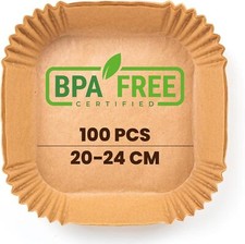 Carta Forno per Friggitrice Ad Aria Carta quadrata Friggitrice Usa e getta