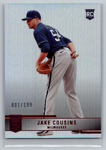 2022 Panini Chronicles Jake Cousins Elite Red #/199 #48 - Picture 1 of 2