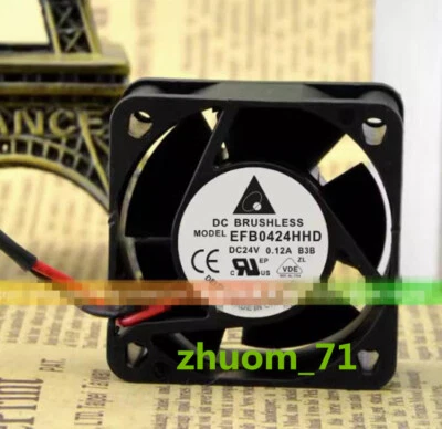1PC Delta EFB0424HHD 24V 0.12A 4cm 4020 inverter cooling fan - Image 1 of 4