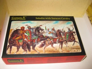 2 boxes of Saladin with Saracen Cavalry by Caesar Miniatures in 1/72 scale - Picture 1 of 2