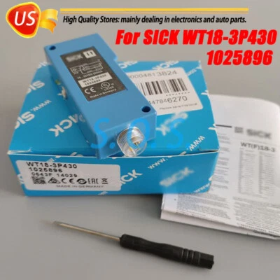 Sensor fotoelétrico reflexivo 10-30V 200mA PNP para SICK WT18-3P430 1025896 - Imagem 1 de 4