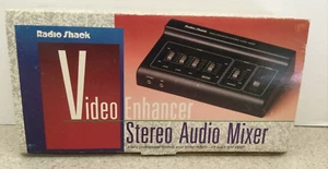 Radio Shack 15-1961 Realistic Video Enhancer Stereo Audio Mixer - Picture 1 of 11