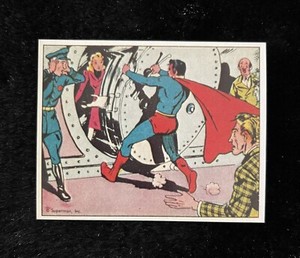 1984 Gum Inc 1940 Superman Gum Reprint Superman Rescue at the Bank #8💥