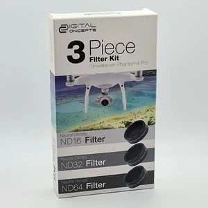 Kit de filtro de 3 piezas Digital Concepts compatible con densidad neutra PHANTOM 3 - Imagen 1 de 5