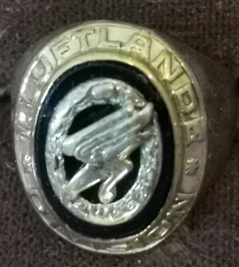 Fallschirmjäger Bw-EHREN-RING Bundeswehr 1. Luftlande-Division Bruchsal 333 Gold - Bild 1 von 4