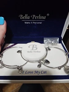Bella Perlina- I Love My CAT Bracelets RARE - Picture 1 of 5