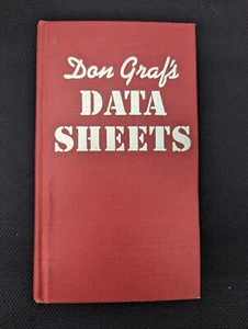 1944 Don Graf’s Data Sheets Construction Book Materials Carpentry Design EX+ - Picture 1 of 6