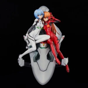 Evangelion Rei & Asuka Twin More Object Painted Figure Union Creative 2021 - Picture 1 of 2