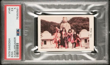 1978 Swedish Samlarsaker Card #835 KISS Touring Japan in 1977 GENE SIMMONS PSA 5