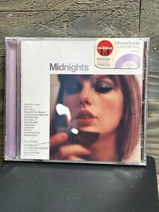 TAYLOR SWIFT MIDNIGHTS LAVENDER DISC +3 BONUS TRACKS CASE HAS SOME CRACKS TARGET - Imagen 1 de 6