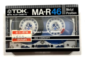 TDK MA-R 46 casete de audio vintage cinta en blanco sellada Hecho en Japón Tipo IV v2 - Imagen 1 de 3