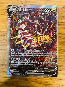 ¡CASI COMO NUEVO! Giratina V (186/196) Origen Perdido Arte Antiguo ¡Tarjeta Pokémon Ultra Rara! - Imagen 1 de 4