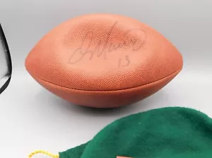 Fútbol americano Wilson NFL autografiado firmado por Dan Marino - UDA auténtico - Imagen 1 de 4