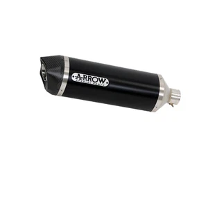 SILENCIOSO ARROW PARA KAWASAKI Z 900 2020 > 2021 THUNDER ALUMINIO DARK CARBY - Imagen 1 de 3