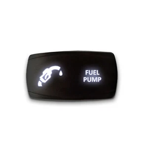 POMPA CARBURANTE - Interruttore a bilanciere LED orizzontale 5 pin doppia luce 20A 12V ON/OFF - Foto 1 di 11