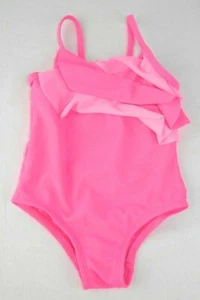 Make A Splash One Piece Swimsuit Pink Ruffles Infant/ Toddler Girl 12- 18 Month - Picture 1 of 12