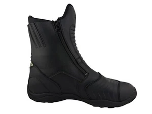 Bilt Pro Tourer Black Motorcycle Boots Women Grunge Revival Utility Chic Size 10 - Picture 1 of 12