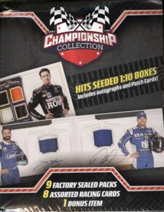 2018 CHAMPIONSHIP COLLECTION RACING 10 BOX LOT BLOWOUT CARDS - Picture 1 of 2