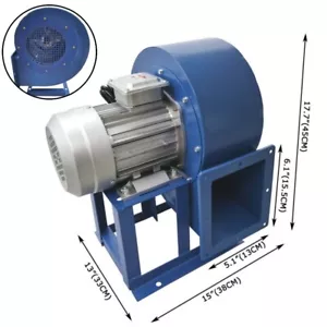 1100W Industrial Multi-blade Centrifugal Blower Electric Centrifugal Fan - Picture 1 of 17