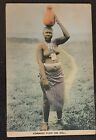 1922 Coming From Well, Angloa Women German East Africa Postcard, Stamp Missing