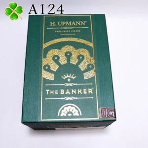 H. Upmann The Banker Annuity Empty Wood Cigar Box 6.75" x 5" x 3.75" A124 - Foto 1 di 8