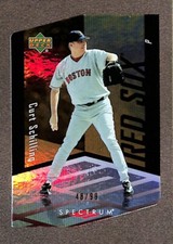 2007 Upper Deck Spectrum Red Die-Cut #7 Curt Schilling /99