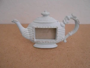 Cute Light Blue Teapot Standing Picture Frame 1.5" x 2.5" - Picture 1 of 11