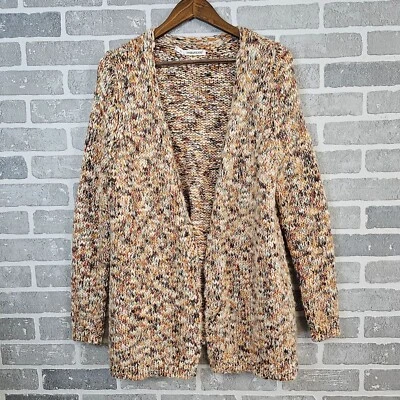Maurices Cardigan Sweater Womens 1 Multicolor Metallic Thread Wool Blend Sweater - Image 1 of 4