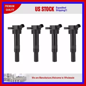 4PC IGNITION COIL KKA1178 for 1996 1997 1998 1999 2000 HYUNDAI Tiburon 2.0L L4 - Foto 1 di 8