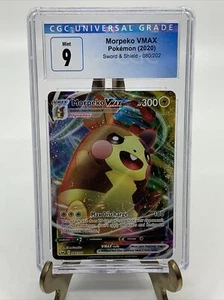 Pokemon Sword & Shield Morpeko VMAX 080/202 CGC 9 Mint - Picture 1 of 2
