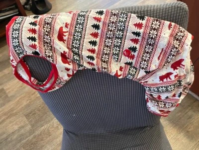 Target Wondershop PET Dog Christmas Pajamas S. Large Trees Bears Snowflakes New - Image 1 of 4