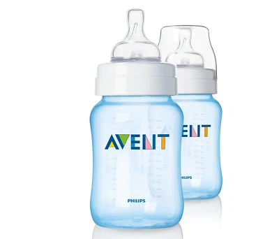 Avent Natural Classic 2 Flasche 260ml mit Sauger 1m+/ 2 Loch - Bild 1 von 3