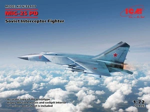 ICM 1:72 72177 MiG-25 PD, caza interceptor soviético - Imagen 1 de 1