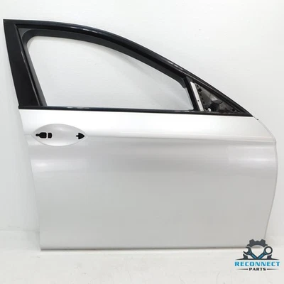 BMW 528i 535i M5 F10 2010-2016 carcasa de puerta delantera derecha del lado del pasajero plateada OEM Foto 1 de 4