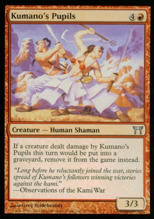 Kumano's Pupils - Medium Play MTG Champions of Kamigawa - Image 1 of 1