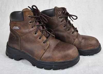 Skechers Mujer Trabajo Puntera de Acero Cuero Calce Relajado Talla 7 Workshire Peril Combat Foto 1 de 4