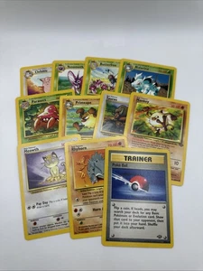 Lotto 11 Pokémon Base Giungla 1999 - Foto 1 di 6
