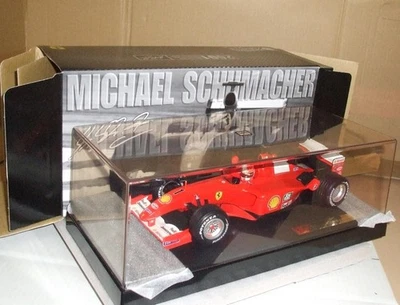 Modellino auto Mattel Hot Wheels 1/18 Ferrari F2001 Schumacher #1 campione... - Immagine 1 di 4