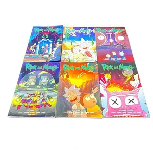 Lot Of 6 Rick And Morty Paperback Books Vol 1 2 3 4 5 6 Graphic Novels - Picture 1 of 7