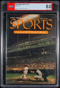 1954 Sports Illustrated Eddie Mathews FC First Debut Issue #1 PSA 8.0 - Bild 1 von 2