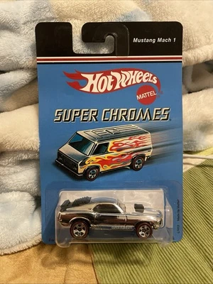 Mustang Mach 1 cromado Hot Wheels 2007 Super Chromes 70 Foto 1 de 2