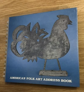 American Folk Art Address Book Whitney Museum of American Art 1981 Like New - Picture 1 of 12