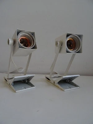 Paire Appliques Lita vintage an 80 Spot à Pince - Photo 1/4