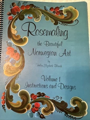 1974 Rosemaling The Beautiful Norwegian Art~ Vol1 Blanck - Image 1 of 4